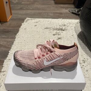 Nike Women's Pink and White Sneakers